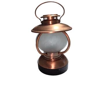 MATADOR COPPER COLOR HEAVY DUTY LANTERN BATTERY OPERATED